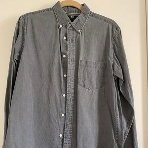 Uniqlo Denim Button Down Shirt